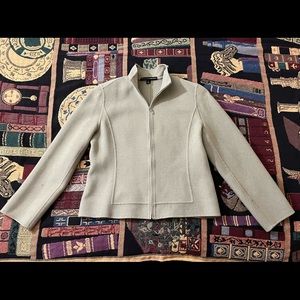 Linda Allard Ellen Tracy zip sweater jacket